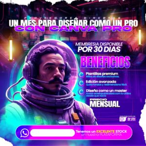 CANVA PRO 1 MES